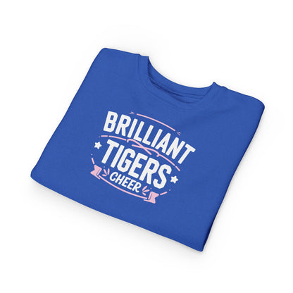 Toddler Crewneck Sweatshirt \ Brilliant Tigers Cheer \ BTC2