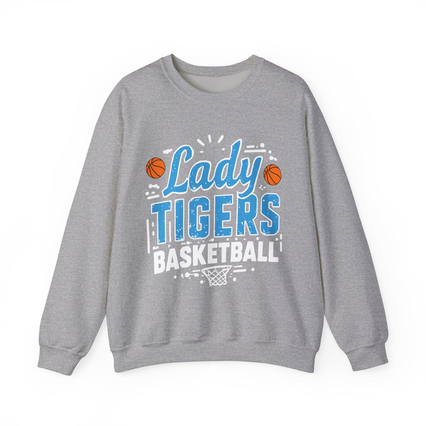 Adult Crewneck Sweatshirt \ Brilliant Tigers Basketball \ BTBKG1