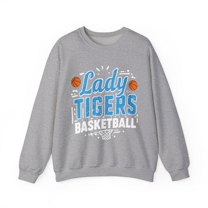 Adult Crewneck Sweatshirt \ Brilliant Tigers Basketball \ BTBKG1
