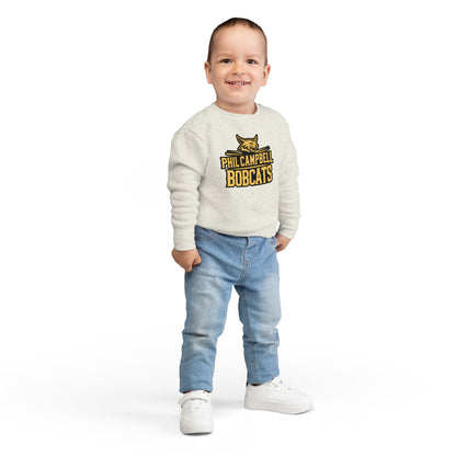 Toddler Crewneck Sweatshirt \ Phil Campbell Bobcats \ PCB2