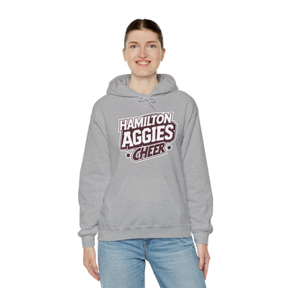 Adult Hoodie Sweatshirt \ Hamilton Aggies Cheer \ HAC1