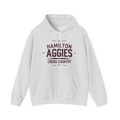 Adult Hooded Sweatshirt \ Hamilton Aggies Cross-Country \ HCC1