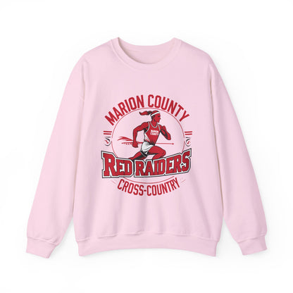 Adult Crewneck Sweatshirt \ Marion County Red Raiders Cross-Country \ MCCC2