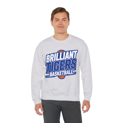 Adult Crewneck Sweatshirt \ Brilliant Tigers Basketball \ BTBK1