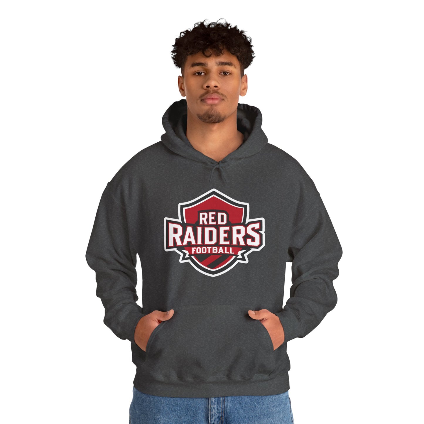 Adult Hoodie Sweatshirt \ Marion County Red Raiders Football \ MCF2