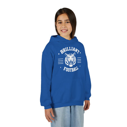 Youth Hoodie Sweatshirt \ Brilliant Tigers Football \ BTF2