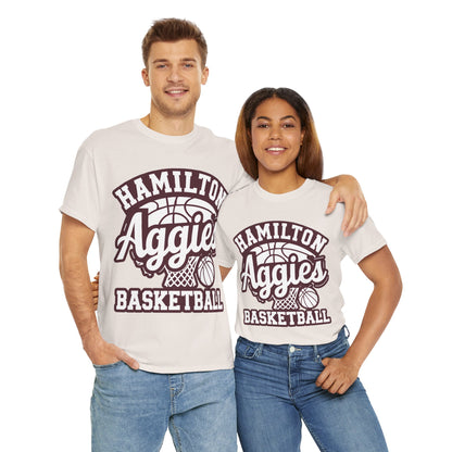 Adult Tee \ Hamilton Aggies Basketball \ HABBG1