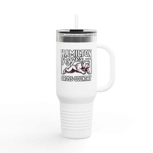 40oz Insulated Tumbler \ Hamilton Aggies Cross-Country \ HCC2