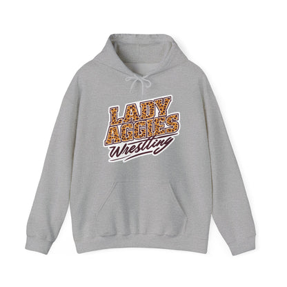 Adult Hoodie Sweatshirt \ Hamilton Aggies Wrestling \ HAWG3