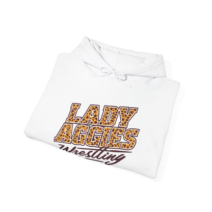 Adult Hoodie Sweatshirt \ Hamilton Aggies Wrestling \ HAWG3