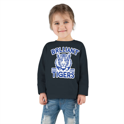 Toddler Long Sleeve Tee \ Brilliant Tigers \ BT1