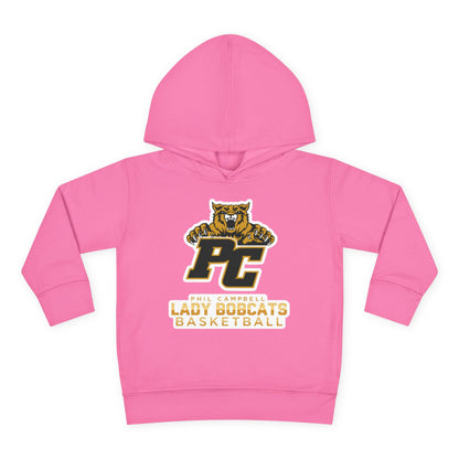 Toddler Hoodie Sweatshirt \ Phil Campbell Bobcats Basketball \ PCBBKG1