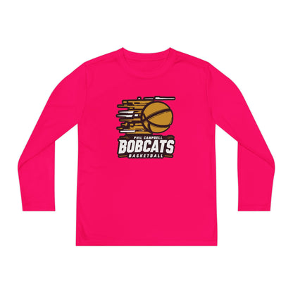 Youth Long Sleeve Tee \ Phil Campbell Bobcats Basketball \ PCBBK2