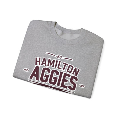 Adult Crewneck Sweatshirt \ Hamilton Aggies Cross-Country \ HCC1