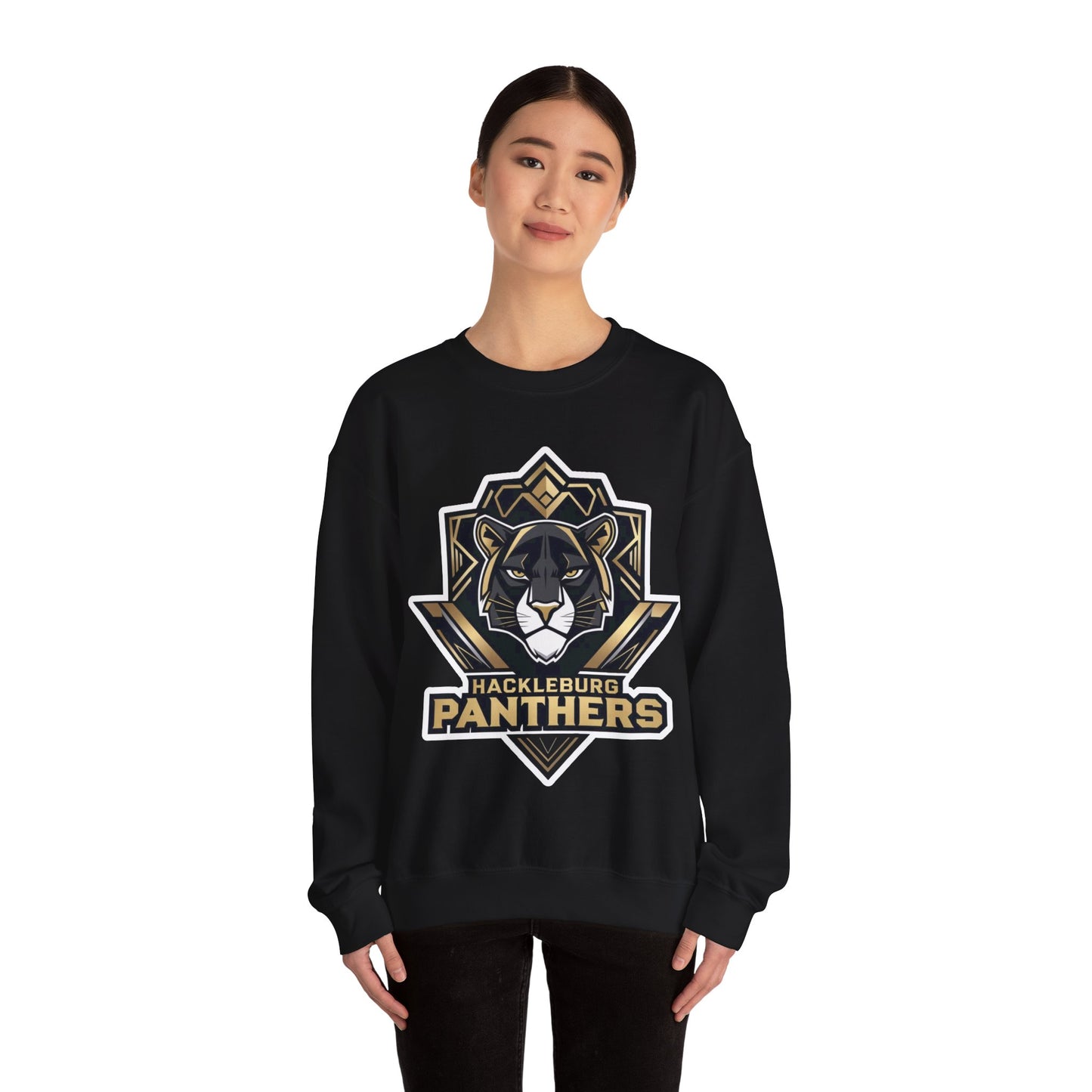 Adult Crewneck Sweatshirt \ Hackleburg Panthers \ HP1