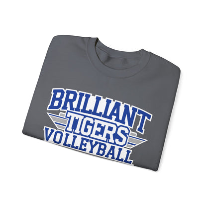Adult Crewneck Sweatshirt \ Brilliant Tigers Volleyball \ BTV2