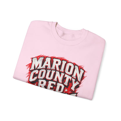 Adult Crewneck Sweatshirt \ Marion County Red Raiders \ MC1