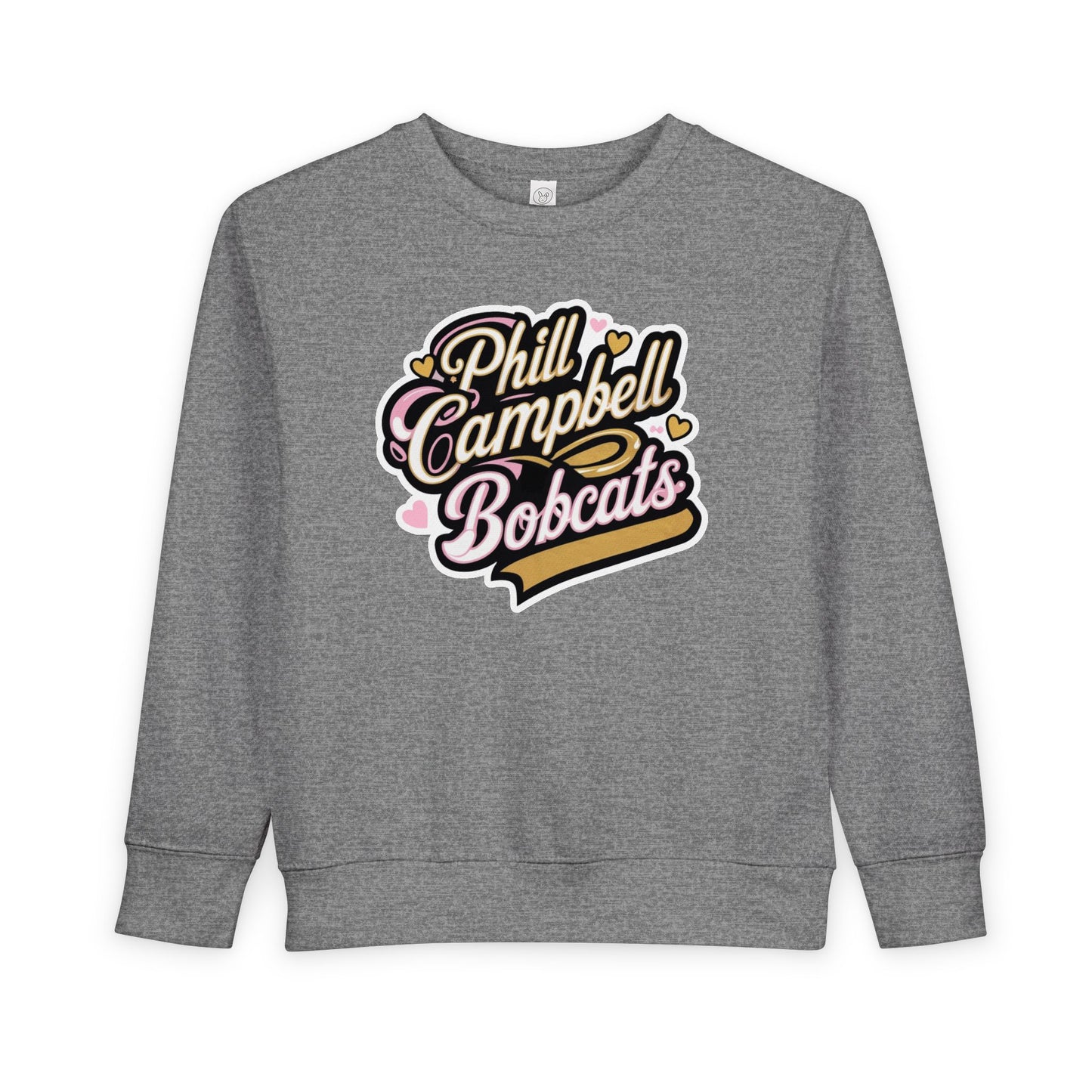 Toddler Crewneck Sweatshirt \ Phill Campbell Bobcats \ PCBG1