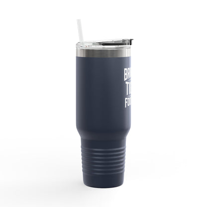 40oz Insulated Tumbler \ Brilliant Tigers Football \ BTF1