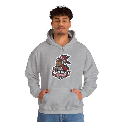 Adult Hooded Sweatshirt \ Marion County Red Raiders \ MC2