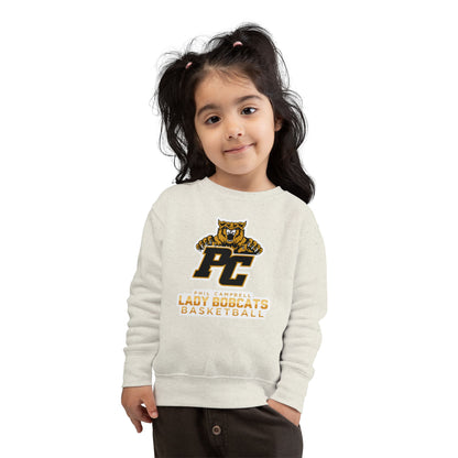 Toddler Crewneck Sweatshirt \ Phil Campbell Bobcats Basketball \ PCBBKG1