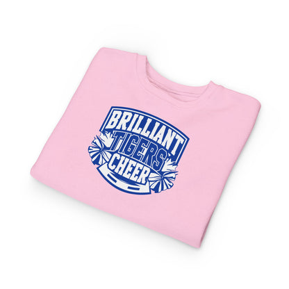 Toddler Crewneck Sweatshirt \ Brilliant Tigers Cheer \ BTC1