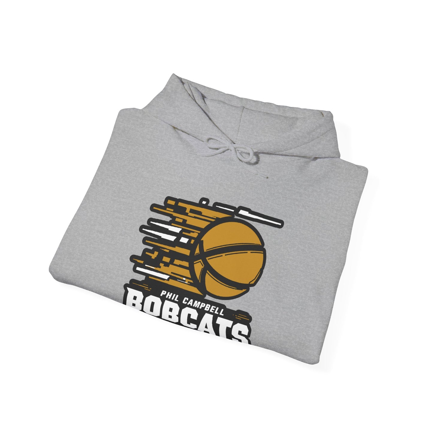 Adult Hoodie Sweatshirt \ Phil Campbell Bobcats Basketball \ PCBBK2