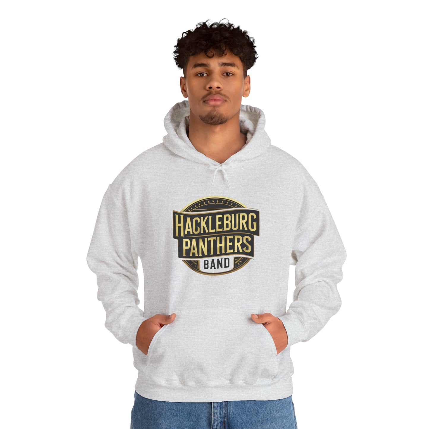 Adult Hoodie Sweatshirt \ Hackleburg Panthers Band \ HPB2