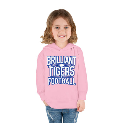 Toddler Hoodie Sweatshirt \ Brilliant Tigers Football \ BTF1