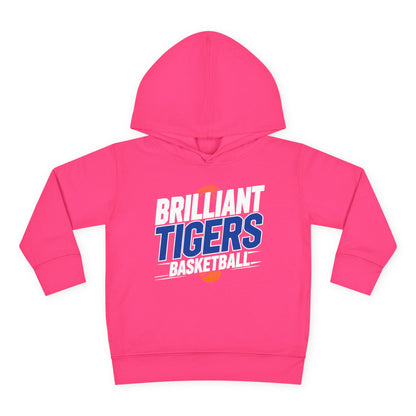 Toddler Hoodie Sweatshirt \ Brilliant Tigers Basketball \ BTBK1