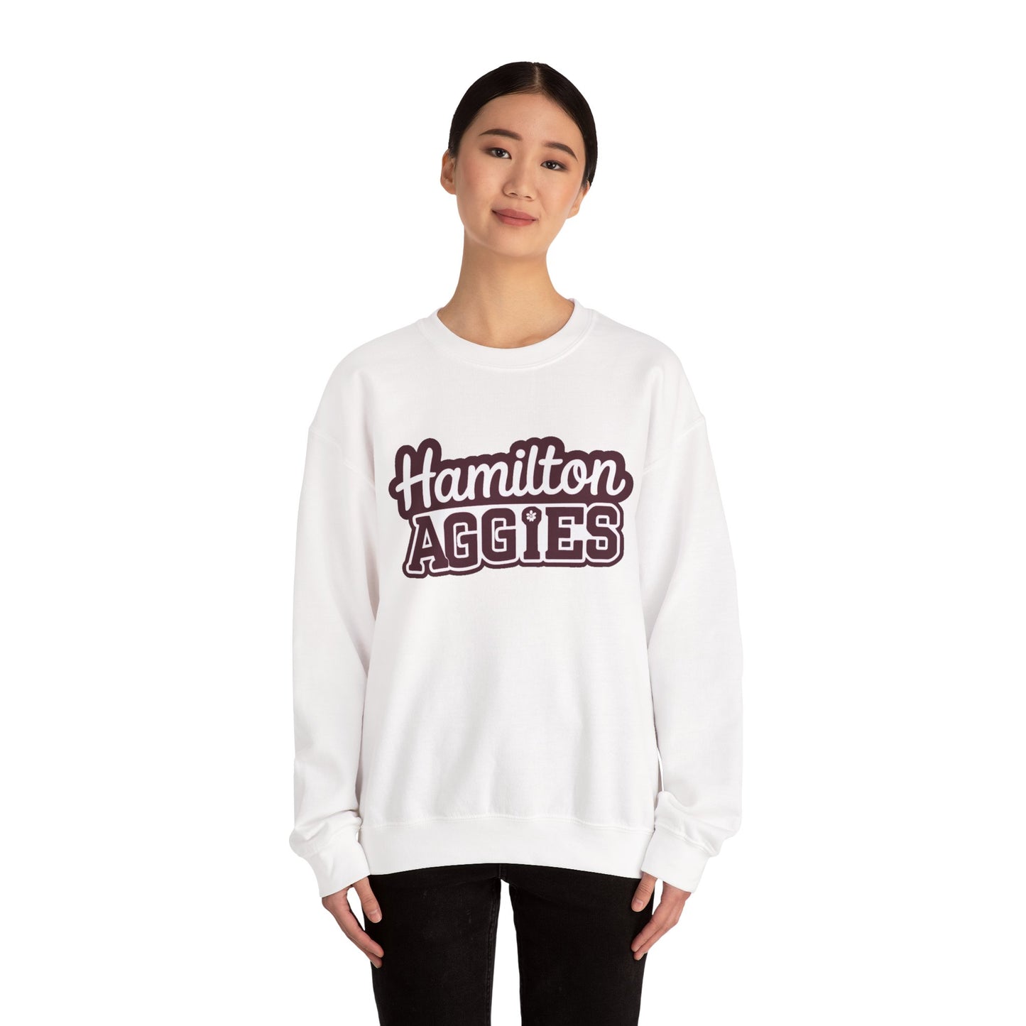 Adult Crewneck Sweatshirt \ Hamilton Aggies \ HAG2
