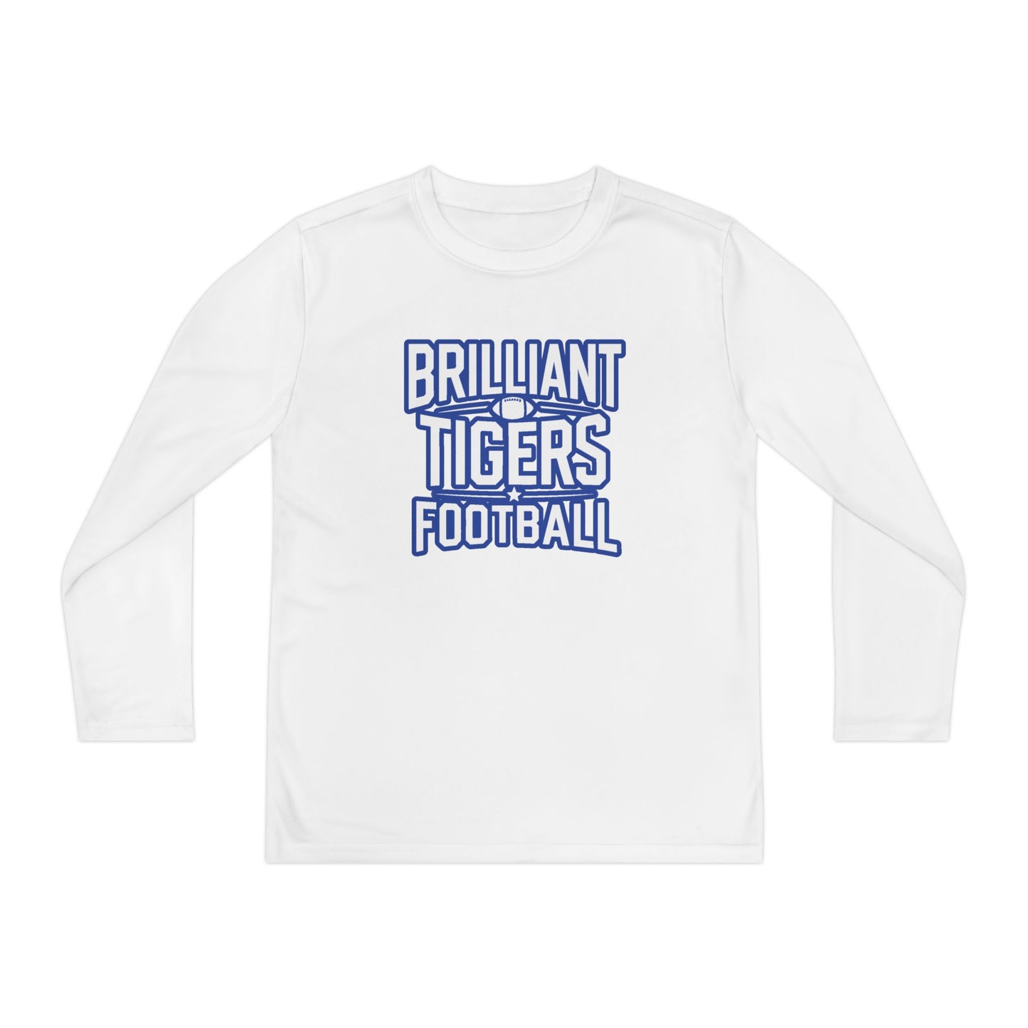 Youth Long Sleeve Tee \ Brilliant Tigers Football \ BTF1