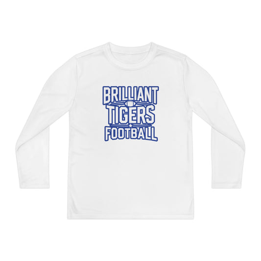 Youth Long Sleeve Tee \ Brilliant Tigers Football \ BTF1