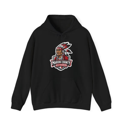 Adult Hooded Sweatshirt \ Marion County Red Raiders \ MC2