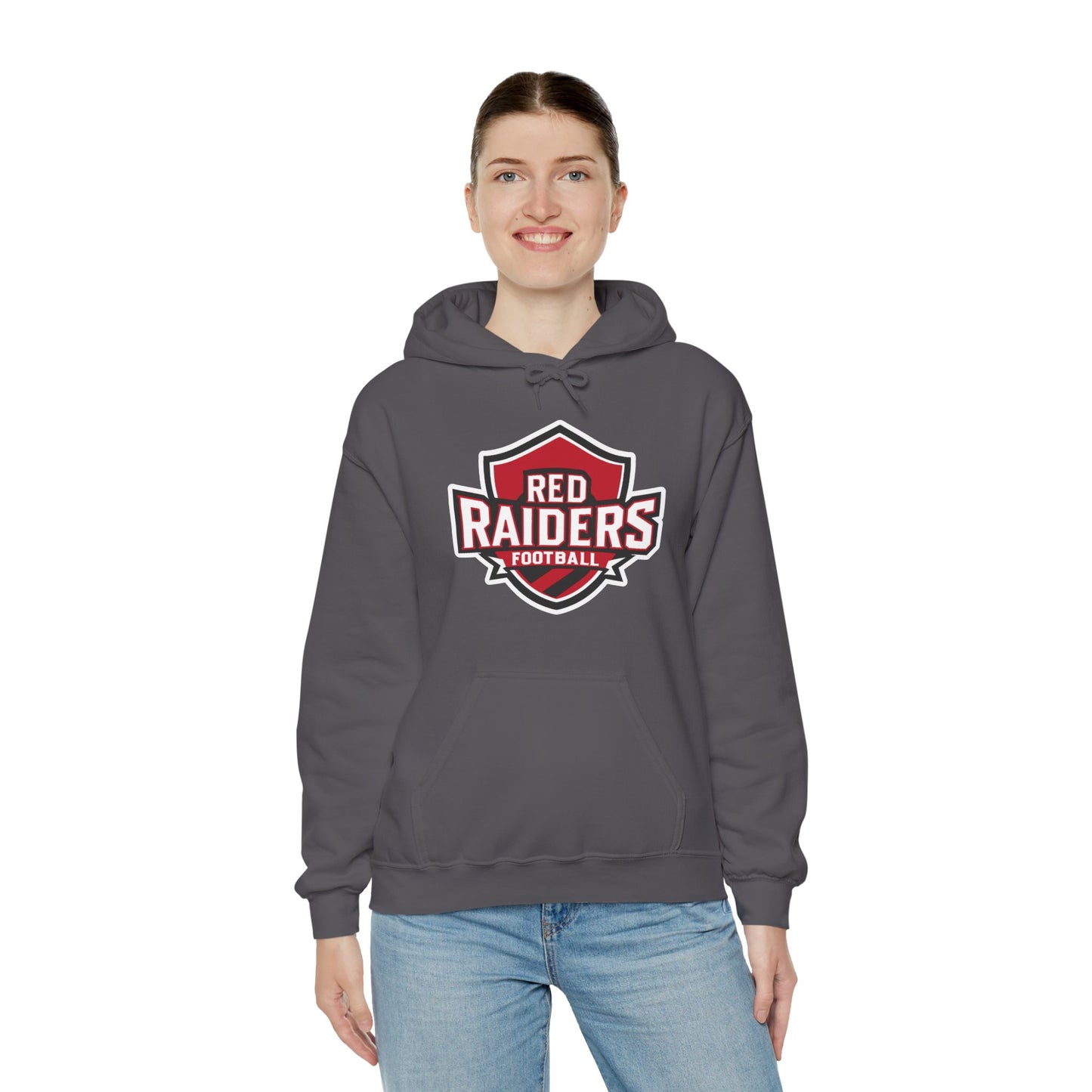 Adult Hoodie Sweatshirt \ Marion County Red Raiders Football \ MCF2