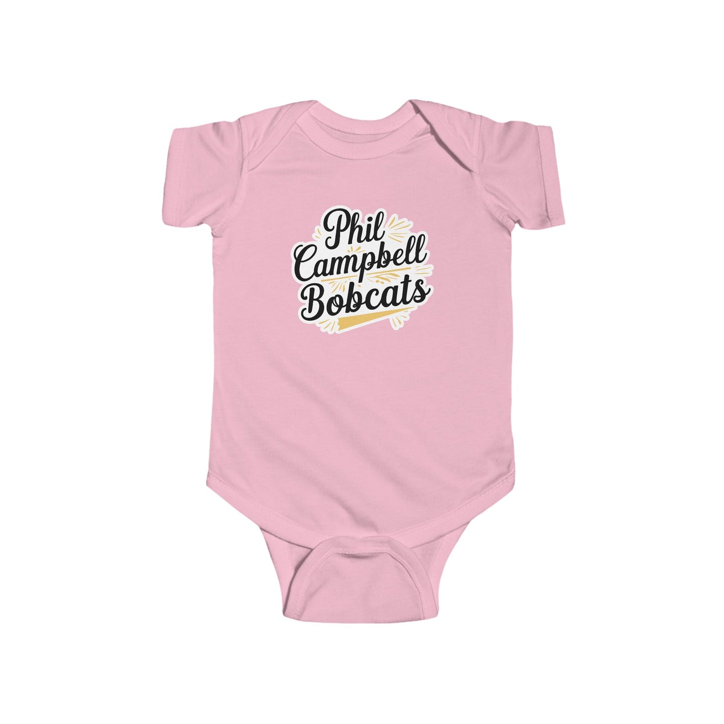Short Sleeve Baby Bodysuit \ Phil Campbell Bobcats \ PCBG2