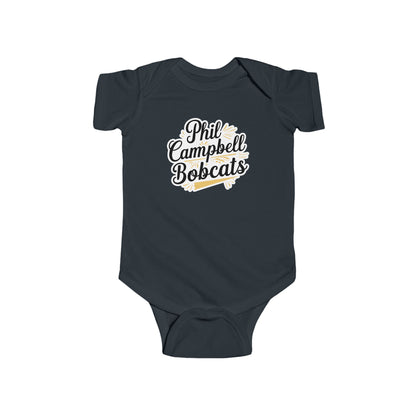 Short Sleeve Baby Bodysuit \ Phil Campbell Bobcats \ PCBG2