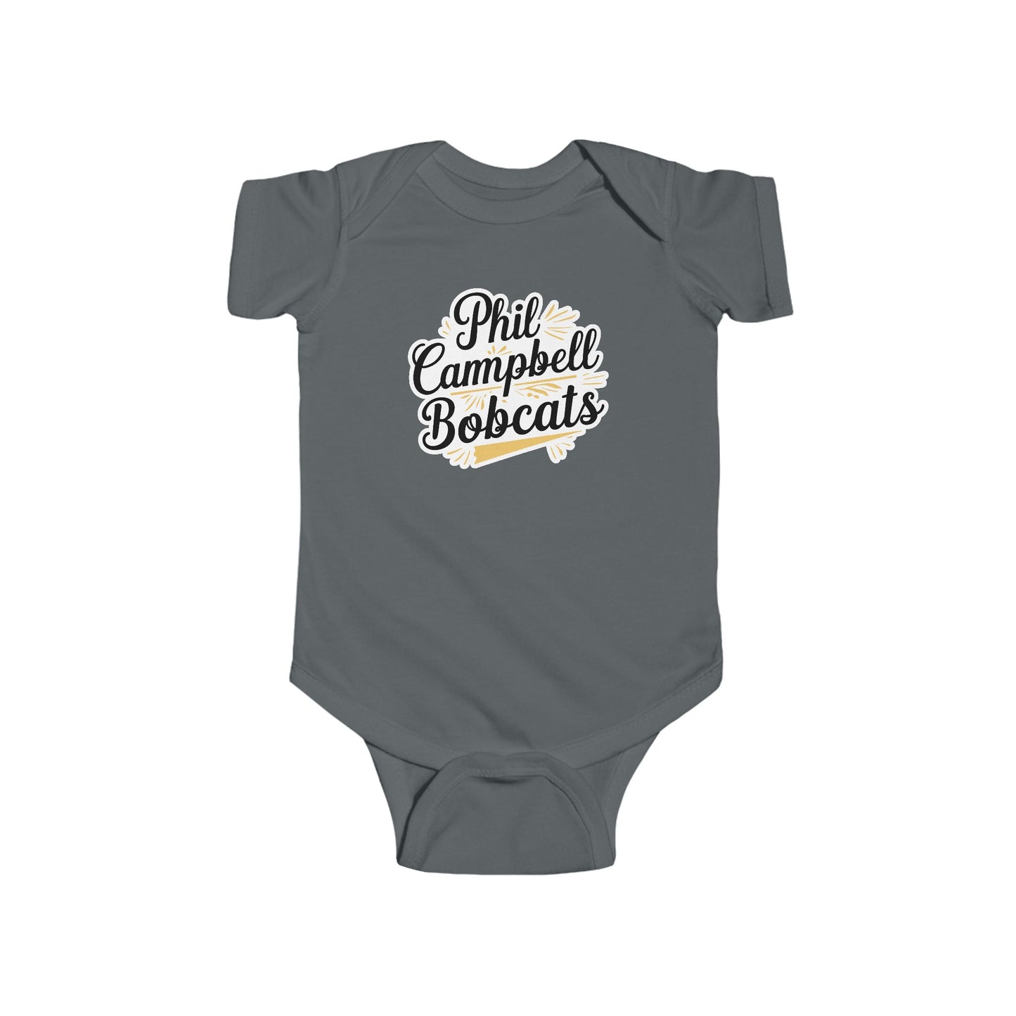 Short Sleeve Baby Bodysuit \ Phil Campbell Bobcats \ PCBG2