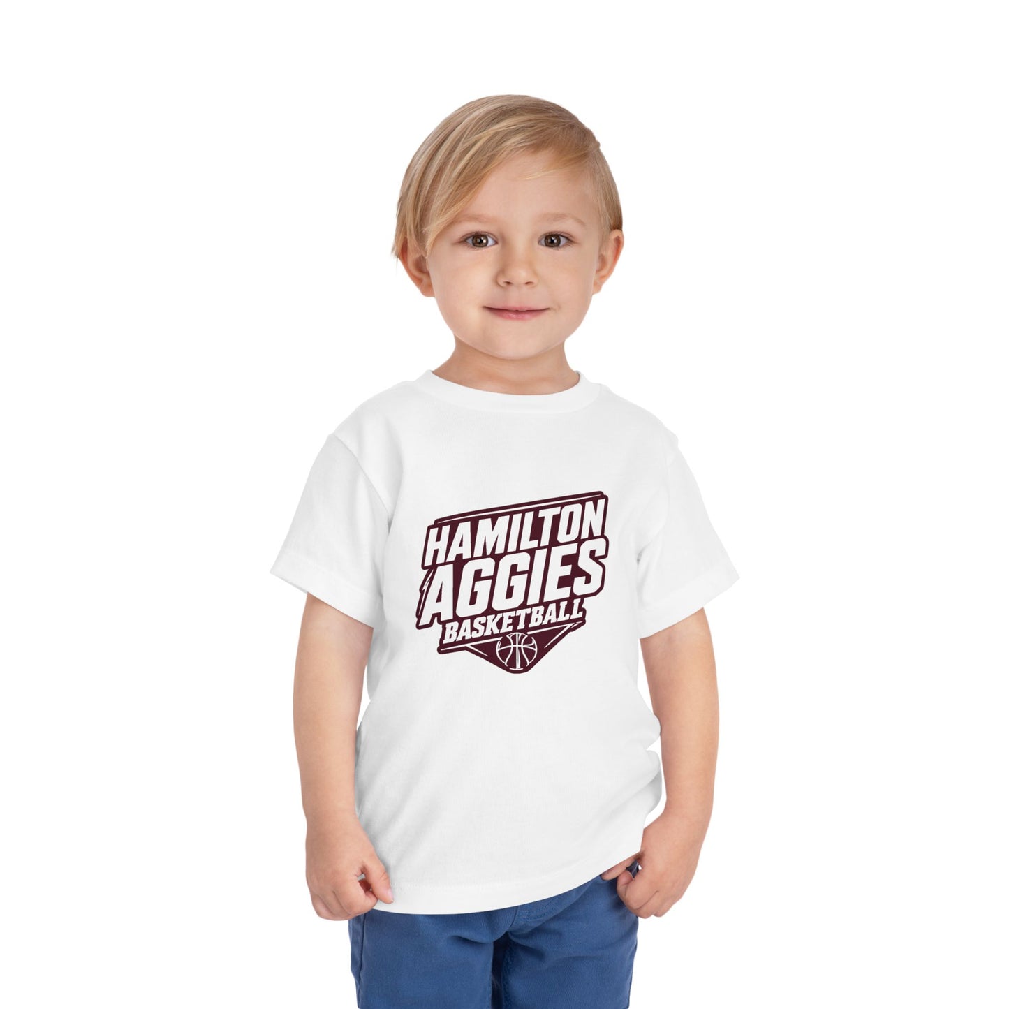 Toddler Tee \ Hamilton Aggies Basketball \ HABB2