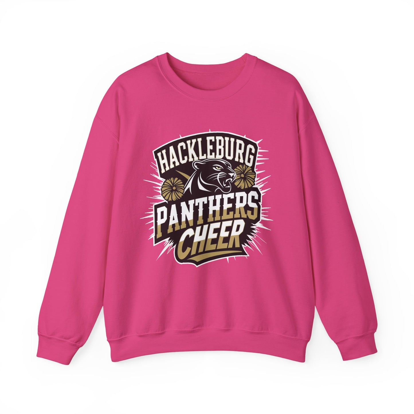 Adult Crewneck Sweatshirt \ Hackleburg Panthers Cheer \ HPC1