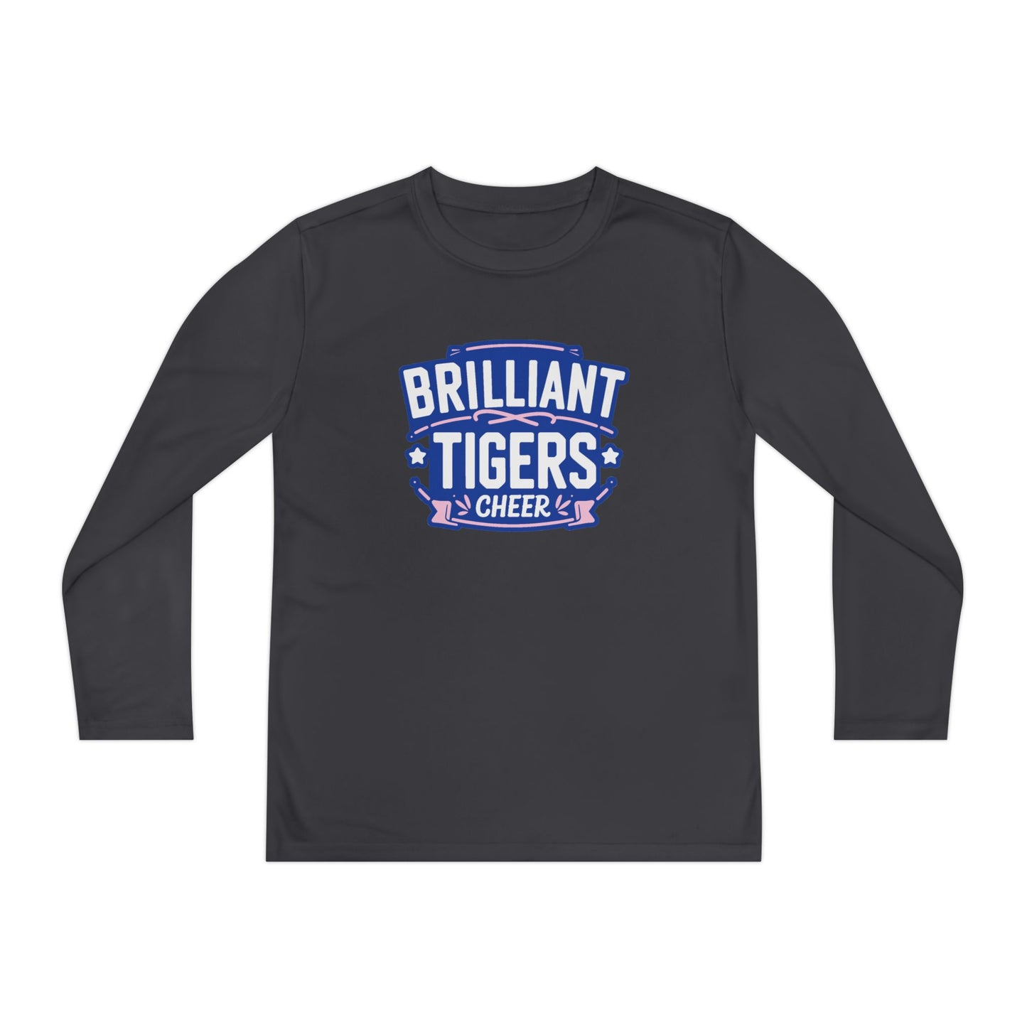 Youth Long Sleeve Tee \ Brilliant Tigers Cheer \ BTC2
