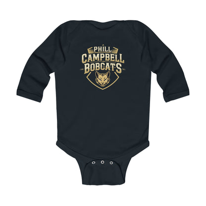 Long Sleeve Baby Bodysuit \ Phill Campbell Bobcats \ PCB1