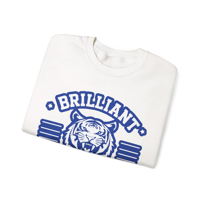 Adult Crewneck Sweatshirt \ Brilliant Tigers Football \ BTF2