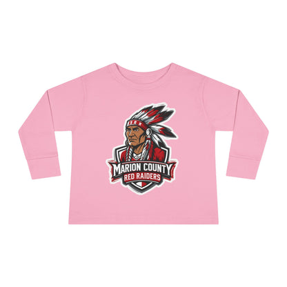 Toddler Long Sleeve Tee \ Marion County Red Raiders \ MC2