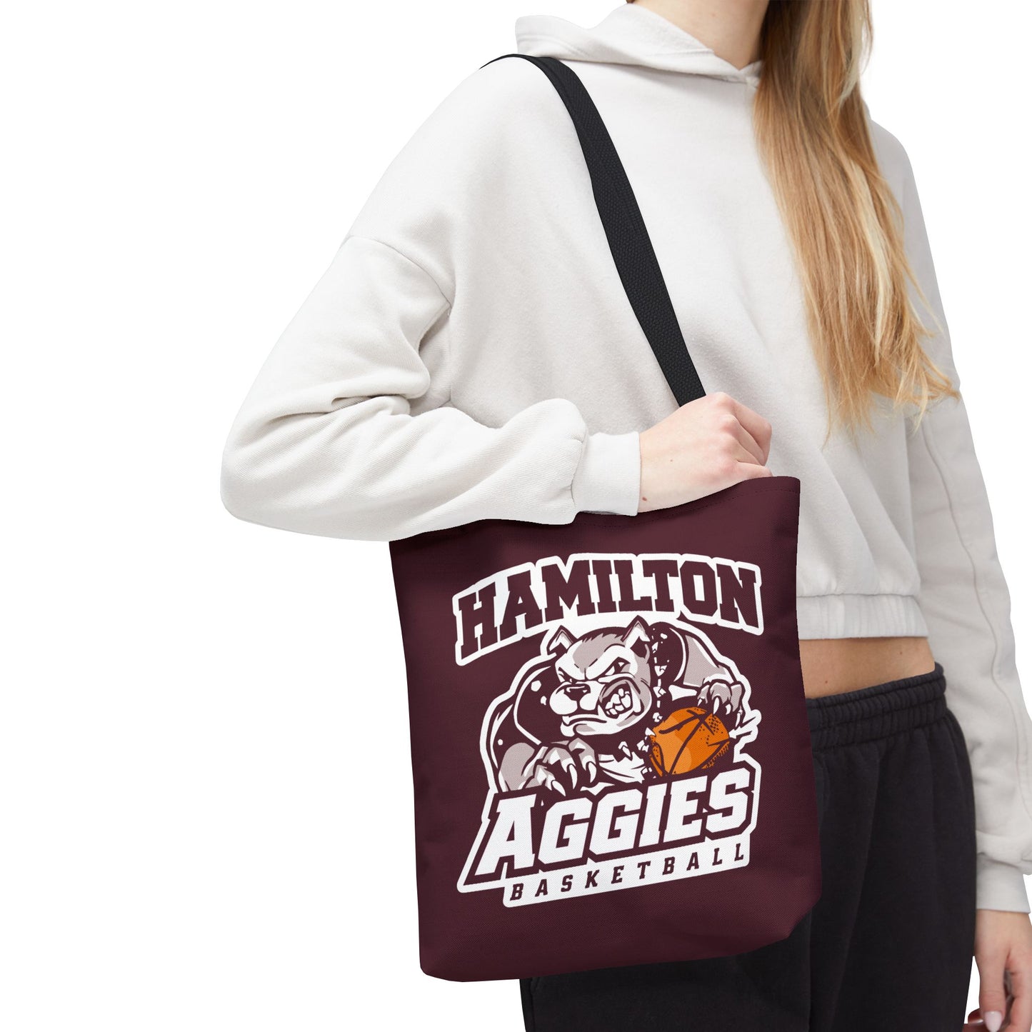 Tote Bag \ Hamilton Aggies Basketball \ HABK1