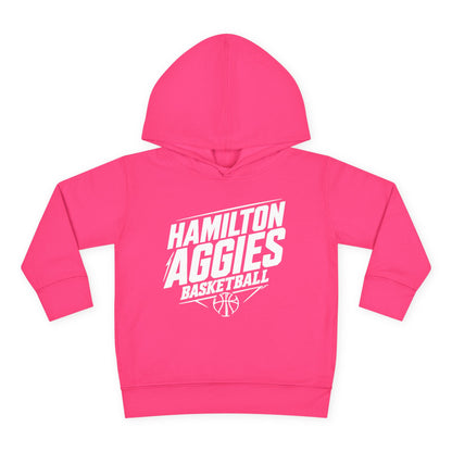 Toddler Hoodie Sweatshirt \ Hamilton Aggies Basketball \ HABB2
