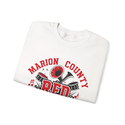 Adult Crewneck Sweatshirt \ Marion County Red Raiders Band \ MCB2