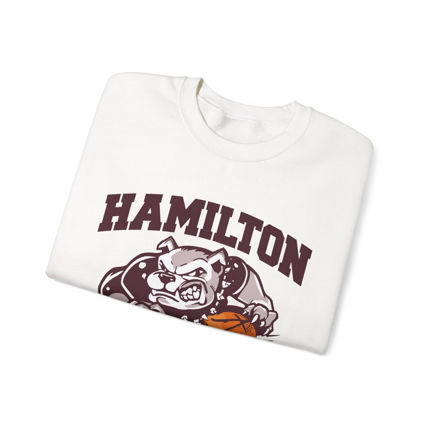 Adult Crewneck Sweatshirt \ Hamilton Aggies Basketball \ HABB1