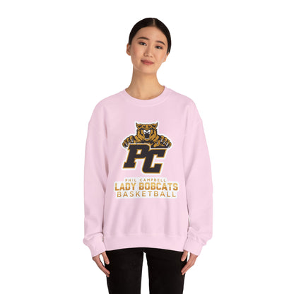 Adult Crewneck Sweatshirt \ Phil Campbell Bobcats Basketball \ PCBBKG1
