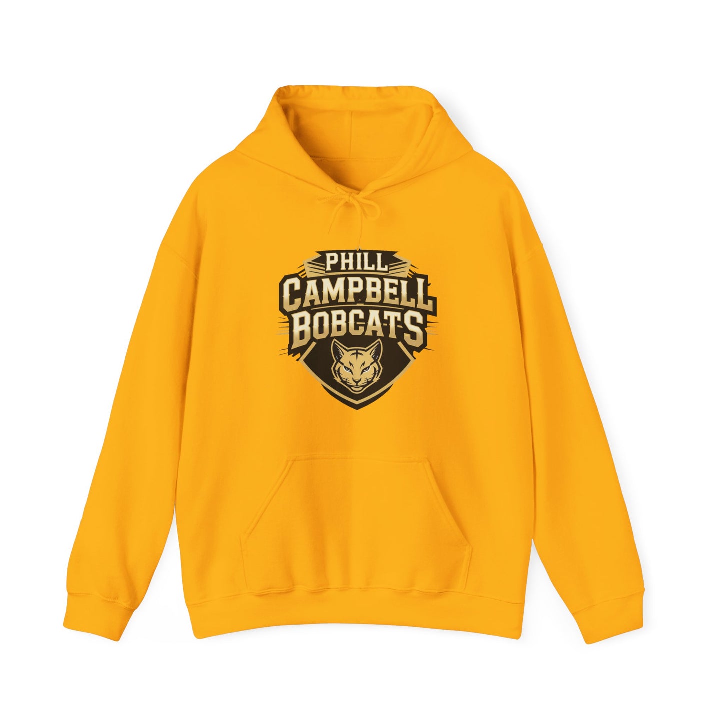Adult Hoodie Sweatshirt \ Phill Campbell Bobcats \ PCB1